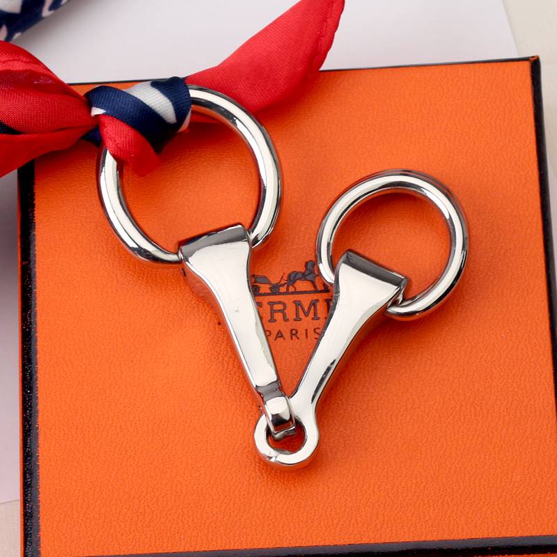 Silver horse tie